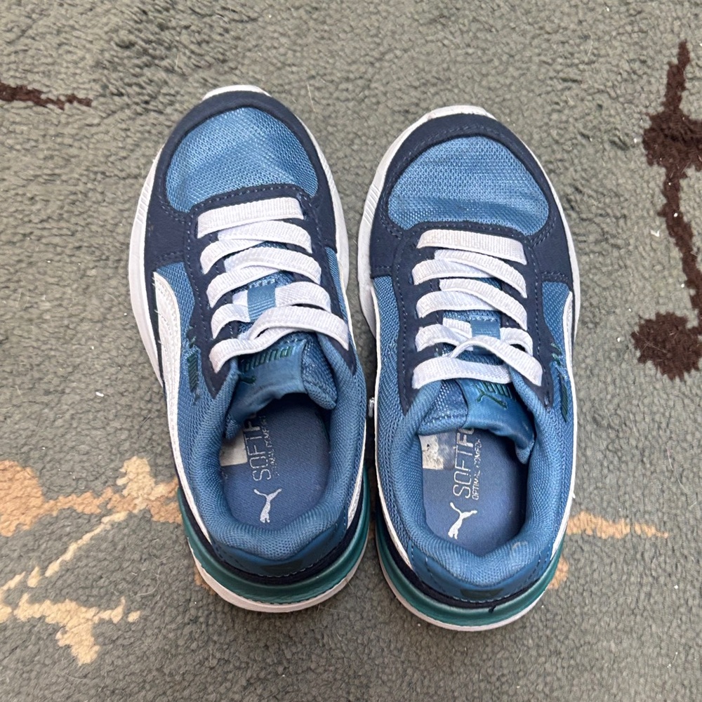 Puma Navy and Light Blue Athletic Shoes